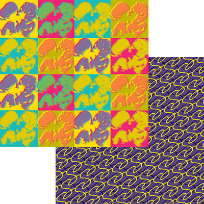 Luxe Designs - Bowie 12x12 d/sided patterned paper  (pack of 10)