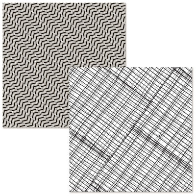 Luxe Designs - Classic Black II - Duct Tape 12x12 d/sided paper  (pack of 10)