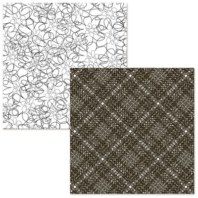 Luxe Designs - Classic Black II - Cellular Toys 12x12 d/sided paper  (pack of 10)