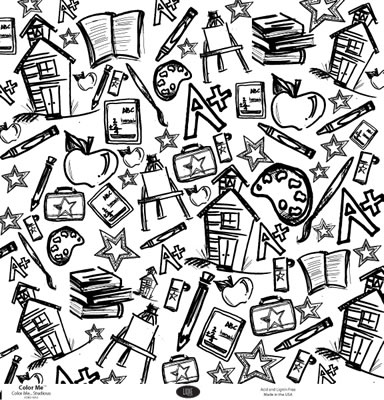 Luxe Designs - Colour Me.. Studious 12x12 paper  (pack of 10)