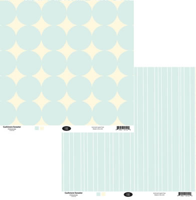Luxe Designs - Cheesecake 12x12 d/sided patterned paper  (pack of 10)