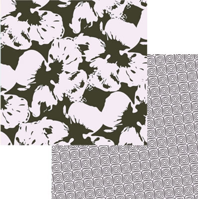 Luxe Designs - Powder 12x12 d/sided paper  (pack of 10)