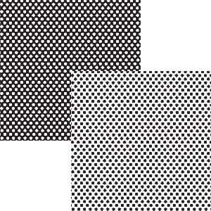 Luxe Designs - Simple Dot Black 12x12 d/sided paper  (pack of 10)