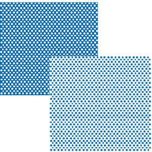 Luxe Designs - Simple Dot Blue 12x12 d/sided paper  (pack of 10)