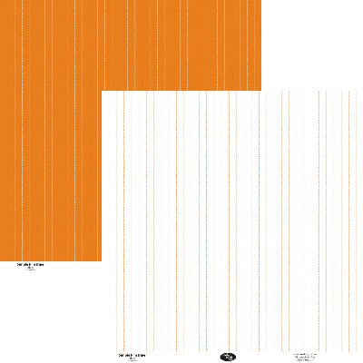 Luxe Designs - Simple Pinstripe Orange 12x12 d/sided paper  (pack of 10)