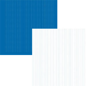 Luxe Designs - Simple Pinstripe Blue 12x12 d/sided paper  (pack of 10)