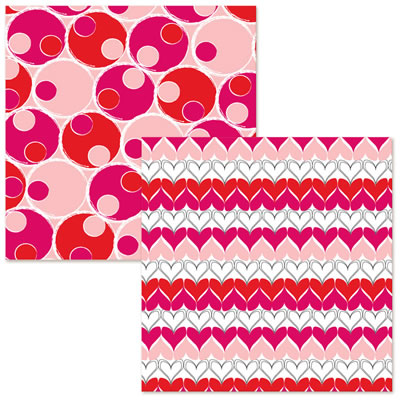 Luxe Designs - Trinket - Be Mine 12x12 d/sided paper  (pack of 10)