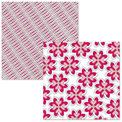 Luxe Designs - Trinket - Love Bird 12x12 d/sided paper  (pack of 10)