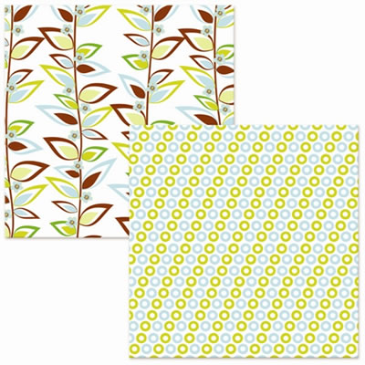 Luxe Designs - Ecology - Organic d/sided 12x12 paper  (pack of 10)