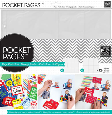 Me & My Big Ideas - Pocket Pages - Design #1 12/pk  (sold in 3's)