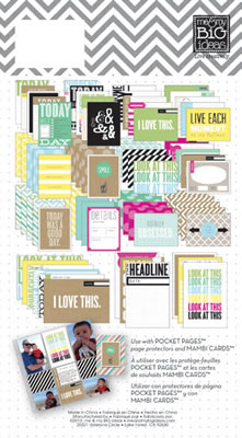 Me & My Big Ideas - Pocket Pages - Themed Cards 72pc - Today  (sold in 3's)