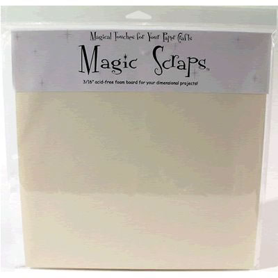 Magic Scraps - Acid Free Foam Board  (sold in 3's)