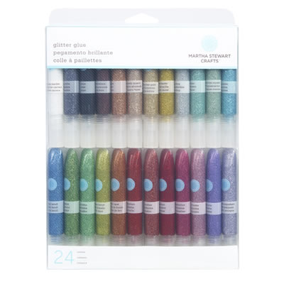 Martha Stewart Crafts - Glitter Glue Set 24pk  (sold individually)