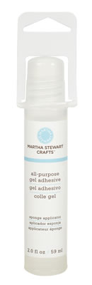 Martha Stewart Crafts - Adhesives - Gel Adhesive With Spring Tip 2oz  (sold in 3's)