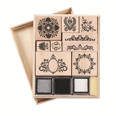 Martha Stewart Crafts - Flourish Wooden Stamp Set  (sold individually)