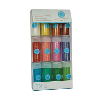 Martha Stewart Crafts - Glitter Set - Irridescent Fine Glitter 12pk  (sold individually)