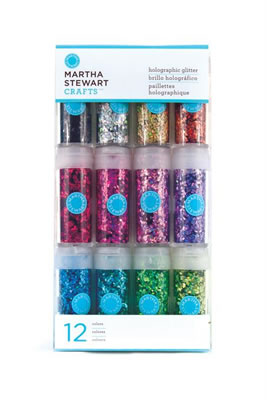 Martha Stewart - Glitter Set - Holographic Glitter 12pk  (sold individually)