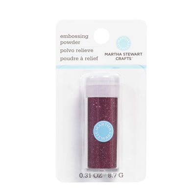 Martha Stewart - Glitter Embossing Powder - Tourmaline  (sold in 3's)