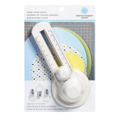 Martha Stewart Crafts - Tools - Large Circle Cutter - cuts perfect circles from 4" - 12" in 1/8" increments.  (sold individually)