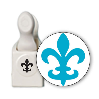 Martha Stewart Crafts -  Medium Craft Punch - Fleur De Lis  (sold individually)