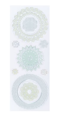Martha Stewart - Clear Stamps - Doilies  (sold individually)