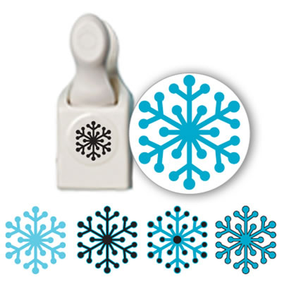Martha Stewart Crafts - Stamp & Punch Set - Polar - includes medium craft punch & 3 stamps  (sold individually)