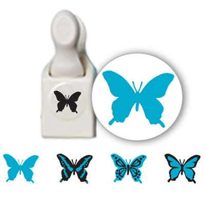 Martha Stewart Crafts - Stamp & Punch Set - Butterfly - includes medium craft punch & 3 stamps  (sold individually)