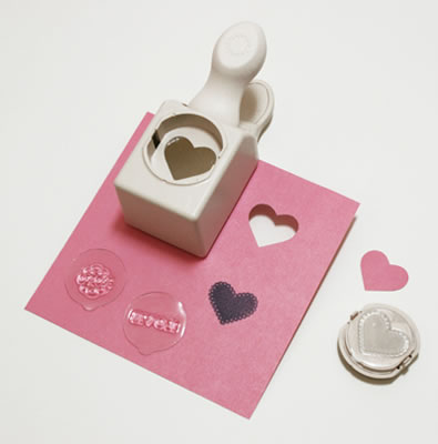 Martha Stewart Crafts -  Stamp & Punch Set - Love Letters  (sold individually)