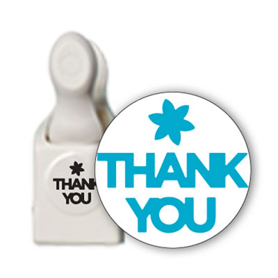 Martha Stewart Crafts - Large Double Punch - Thank You  (sold individually)