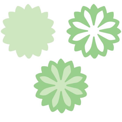 Martha Stewart Crafts - Layering Punch - Daisy  (sold individually)