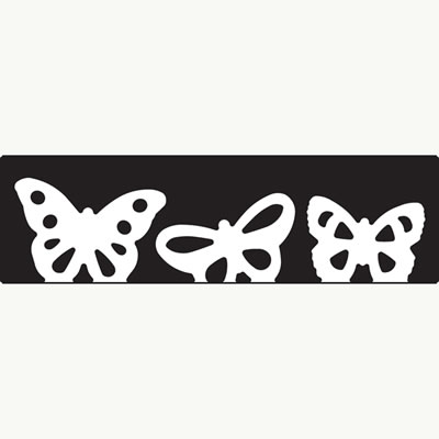 Martha Stewart Crafts - Punch Around the Page - Monarch Butterfly Edge - use alone or with corner punch MSC-P-42-50017  (sold individually)