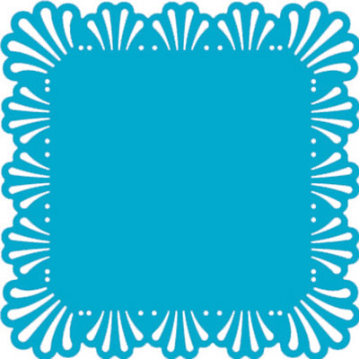 Martha Stewart Crafts - Punch Around the Page Set - Deco Fans  (sold individually)