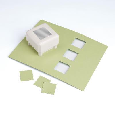 Martha Stewart Crafts -  Punch All Over the Page - Scallop Square  (sold individually)