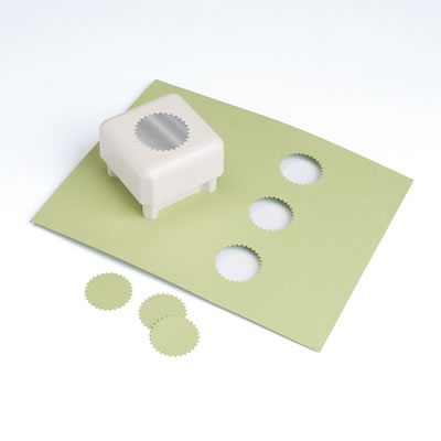 Martha Stewart Crafts -  Punch All Over the Page - Pinking Circle  (sold individually)
