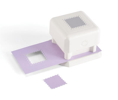 Martha Stewart Crafts - Punch All Over the Page - Scallop Dot Square  (sold individually)