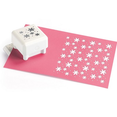 Martha Stewart Crafts - Punch All Over the Page - Flower Shower Pattern  (sold individually)