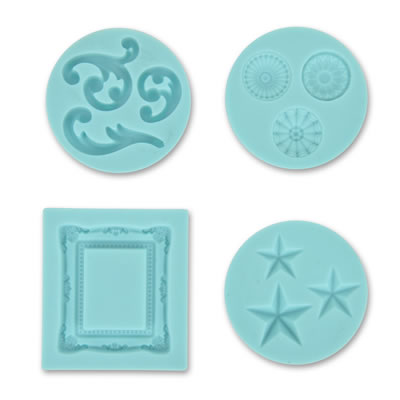Martha Stewart Crafts - Decorative Design Molds  (sold in 3's)