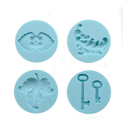 Crafter's Clay Silicon Molds - Antique  (sold in 3's)