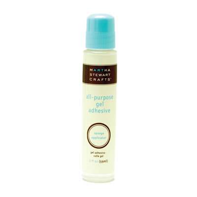 Martha Stewart - Adhesives - Gel Adhesive w/ Sponge 2oz  (sold in 3's)