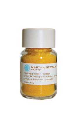 Martha Stewart - Flocking Powder - Daffodil  (sold in 3's)