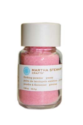 Martha Stewart - Flocking Powder - Peony  (sold in 3's)