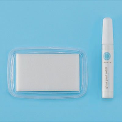 Martha Stewart Crafts - Glue Pad Refill Kit - includes refillable glue pad & glue  (sold in 3's)
