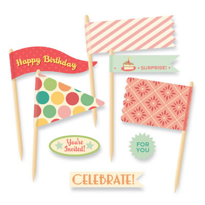 October Afternoon - Cakewalk - Little Flyers  (sold in 3's)