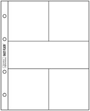 Daily Flash - 6x8 page protectors - 3x3 pockets 10/pk (sold in 3's)