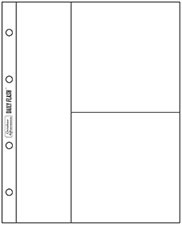 Daily Flash - 6x8 page protectors - 4x4 pockets 10/pk (sold in 3's)