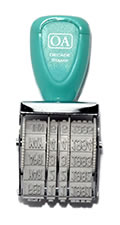 Daily Flash - 2000's Decade Roller Stamp (sold in 3's)