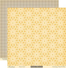October Afternoon - Farmhouse - Church Social 12x12 d/sided paper  (pack of 10)