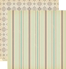 October Afternoon - Farmhouse - Phonograph 12x12 d/sided paper  (pack of 10)
