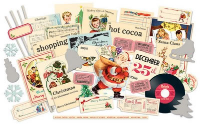 October Afternoon - Holiday Style - Miscellany  (sold in 3's)