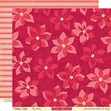 October Afternoon - Holiday Style - Feliz Navidad 12x12 d/sided paper  (pack of 10)